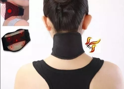 Tourmaline Neck Support, Self Heating, Magnetic Therapy, UK Seller, BNWT