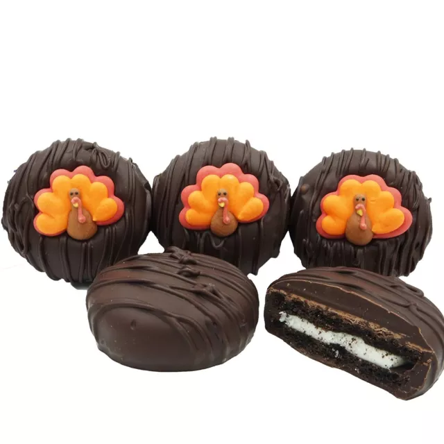 Philadelphia Candies Thanksgiving Tom Turkey Dark Chocolate OREO Cookies Gift