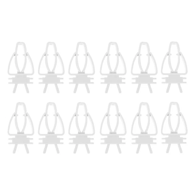 12 piezas soporte para verduras loro clips de comida alimentador de plástico para jaula para pájaros