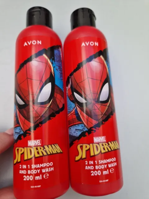 Avon Marvel Spider-Man 2in1 Shampoo & Body Wash 2x200ml für den kleinen Mann