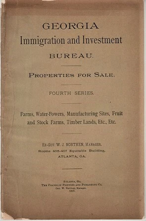 GEORGIA IMMIGRATION AND INVESTMENT BUREAU PROPERTIES FOR SALE Fourth Series 1st