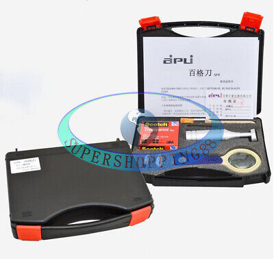 HOT Cross Hatch aderenza Tester istruzioni CROSS-cut Tester Kit con 3 LAME 