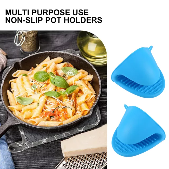 fr 2pcs Heat Insulation Hand Clip Multifunction Oven Pan Hand Clamps Baking Gadg