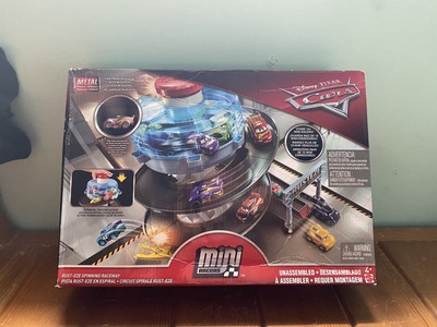 cars mini racers spinning raceway