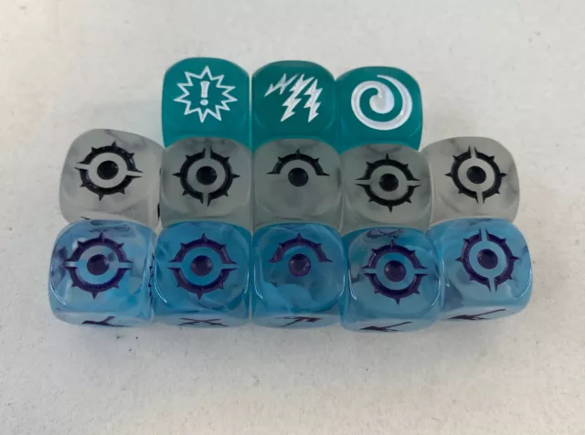 Warhammer Underworlds Frosted Dice (Shadespire Nightvault Ltd Edition Promo Gw)