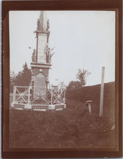 Tirage Citrate Original – Noyen-sur-Sarthe, Vue D'amont, Circa 1905, Format 8,5x11 Cm