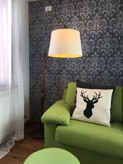 Lampada da terra in legno vintage anni 50