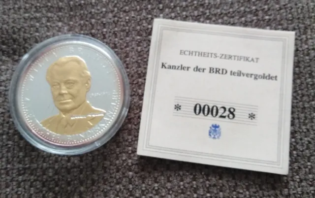 Medaille Deutscher Bundeskanzler Willy Brandt