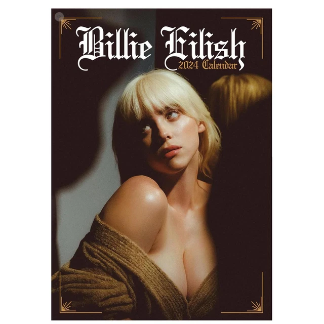 BILLIE EILISH 2024 Calendar, Month To View A3 Wall Celebrity Calendar £