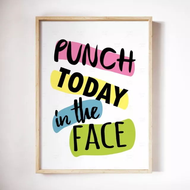 Funny Motivational Quote Poster, Inspirational Typographt Print, A3 A4 Wall Art