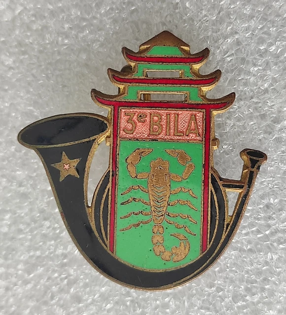 INSIGNE 3° BILA bataillon d'infanterie légère d'Afrique EUR 25,00 ...