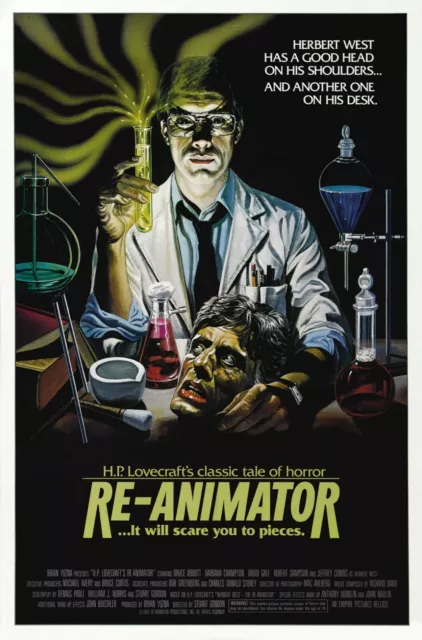 Re-Animator 1985 Movie Poster A0-A1-A2-A3-A4-A5-A6-MAXI C444