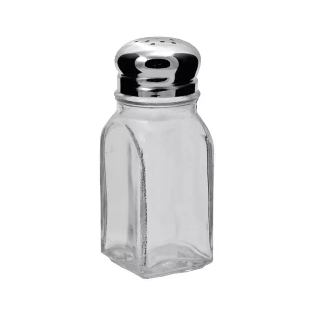 KH Round Top Salt Pepper Shaker Glass