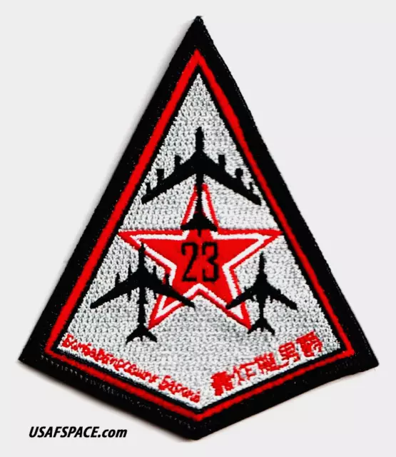 USAF 23rd EXPEDITIONARY BOMB SQ-AFGSC-AGGRESSOR-Minot AFB, ND-ORIGINAL VEL PATCH