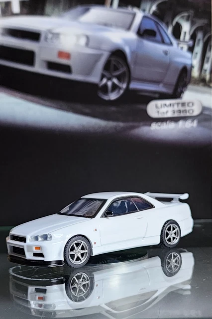 Coffret Kyosho 1/64 Nissan Skyline GT-R R34 Calsonic - édition Limitée 2002 Neuve