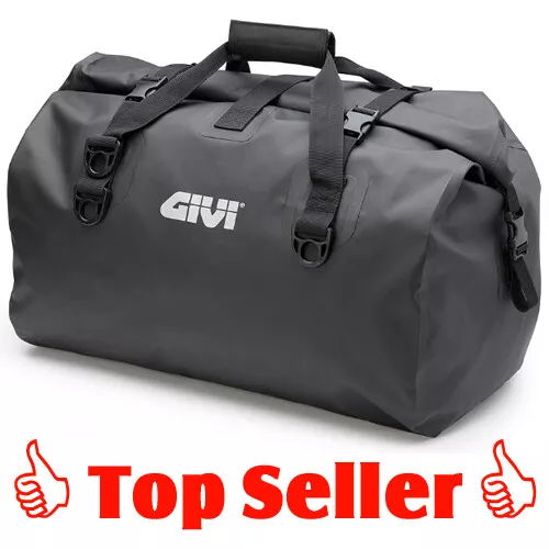 GIVI EA119BK Easy-BAG wasserdichte Hecktasche, Gepäckrolle mit Tragegurt, 60 l