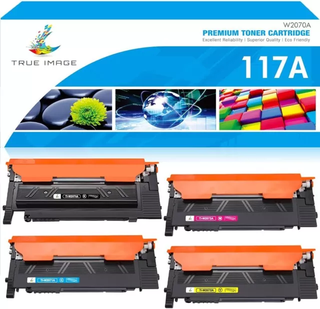 XXL Toner zu HP 117A W2070A Color Laser179 fwg fnw 178nwg nw 150nw Mit Chip