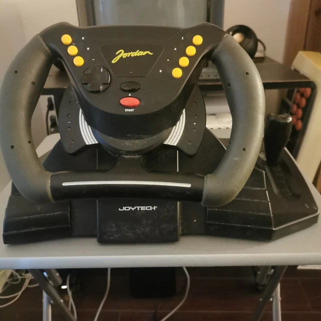 JOYTECH OFFICIAL JORDAN Grand Prix Racing Steering Wheel Dreamcast £189 ...