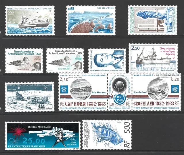 French Antarctic/Fsat/Taaf 1983, Complete Year (13), S.g 169-181 Mnh**