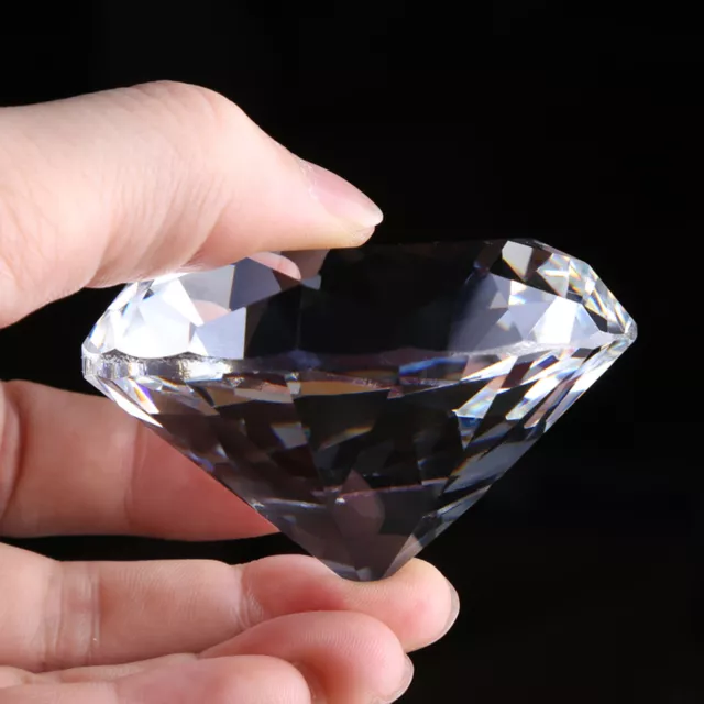 Synthetic Diamond Stone Large Rhinestone Clear Glass Artificial  Crystal Jewelry