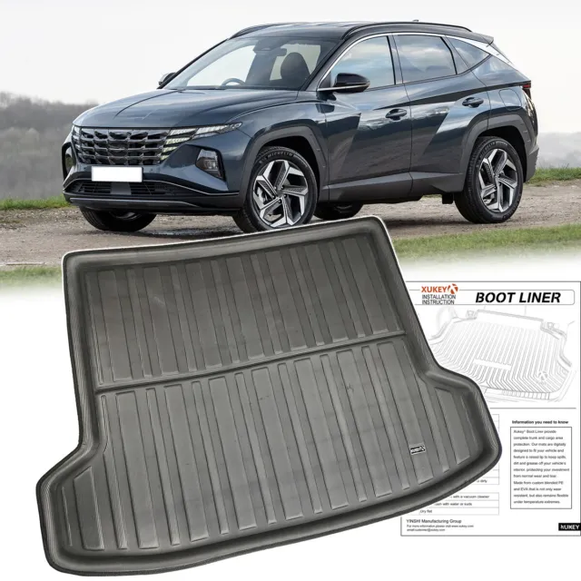 Cargo Liner Trunk Floor Mat Boot Tray Carpet For Hyundai Tucson LWB 2022 2023