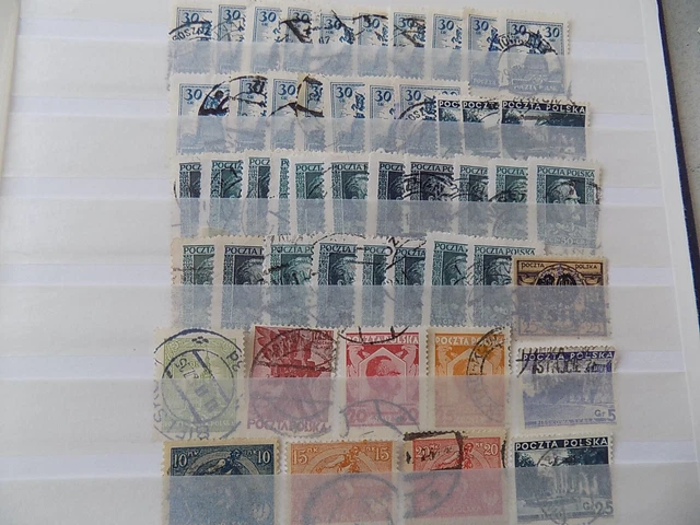 Polen 1947 Lot ab 1921. Gestempelt