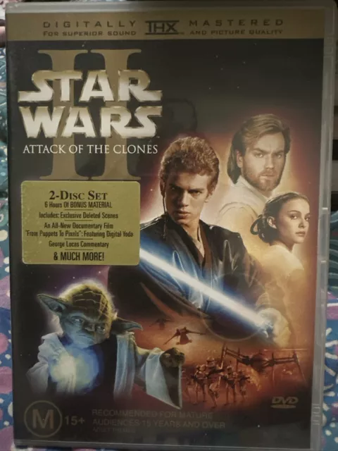 Star Wars - Episode II - Attack Of The Clones  (DVD, 2001)