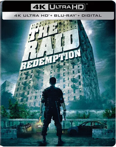 The Raid: Redemption [New 4K UHD Blu-ray] Ltd Ed, With Blu-Ray, Steelbook, 4K