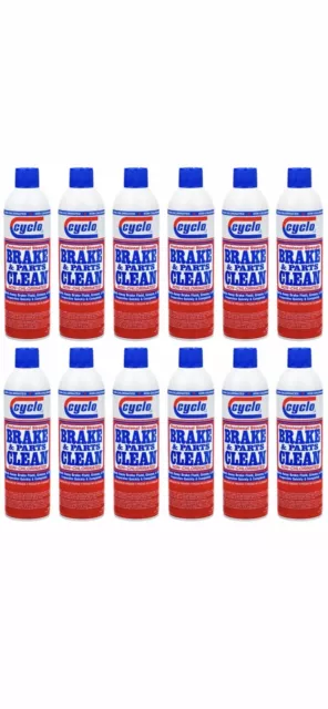 Cyclo Brake and Parts Cleaner Aerosol Non-Chlorinated Case of 12 - 14 Oz Cans