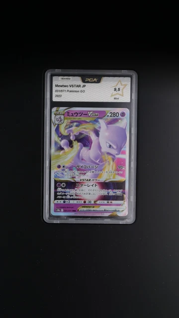 Carte Pokémon Japonaise Mewtwo VSTAR 031/071 Pokémon GO PCA 9,5