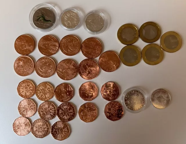 Lot de pièces 10€/5€/3€ Autriche / Pays-Bas / Slovénie