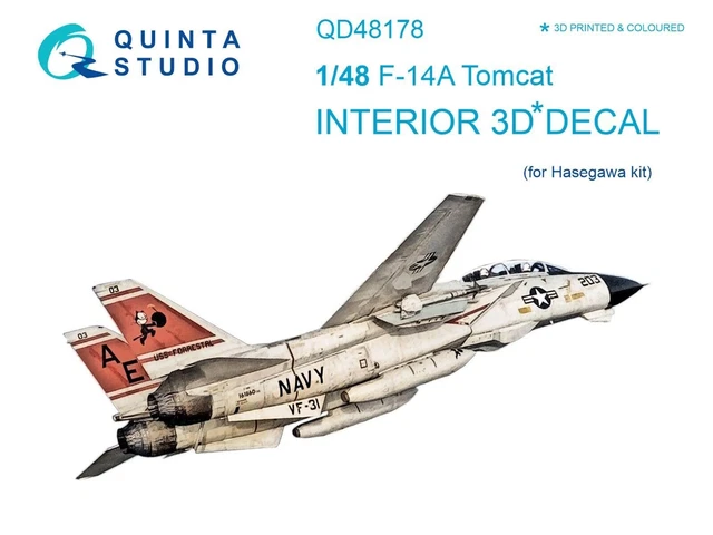 Kit D'Autocollants 3D Quinta Studio Pour F4U-1 Corsair (Tamiya 1/48) - Réf QD48110 - Neuf