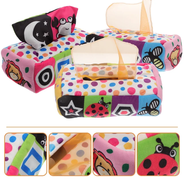 Mi caja de pañuelos caja de papel de malla juguete de aprendizaje niño pequeño