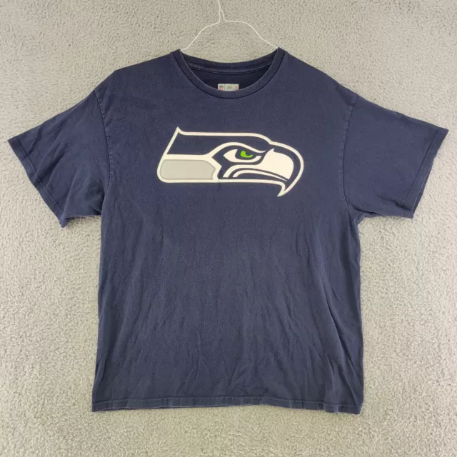 Marshawn Lynch Shirt Mens XL Extra Large Blue Seattle Seahawks NFL Football