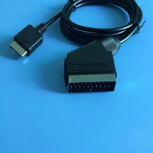 6 ft For Sony Playstation 2 PS2 PS3 RGB 1.8M Scart TV AV Lead AV Cable