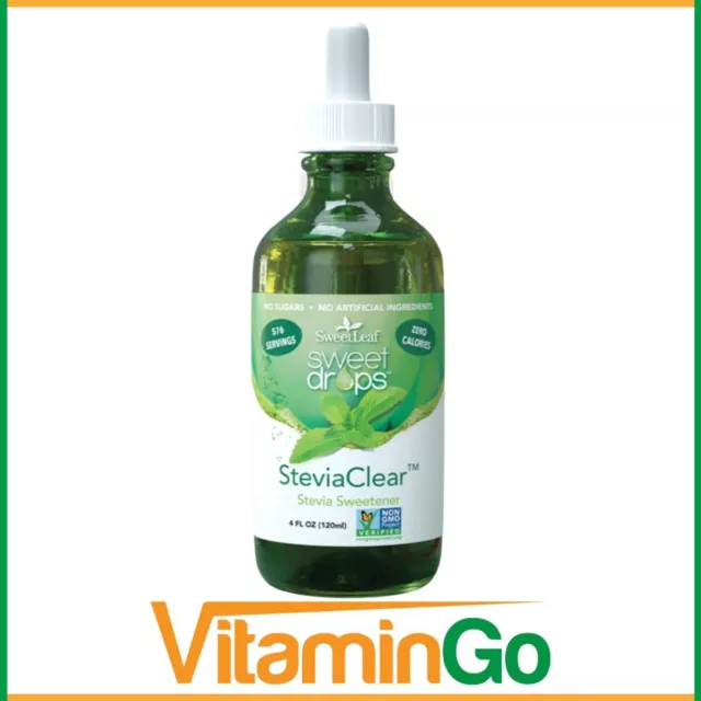 Sweetleaf SteviaClear Sweet Drop 2fl | 576 porzioni | Keto Friendly | Zero Zuccheri