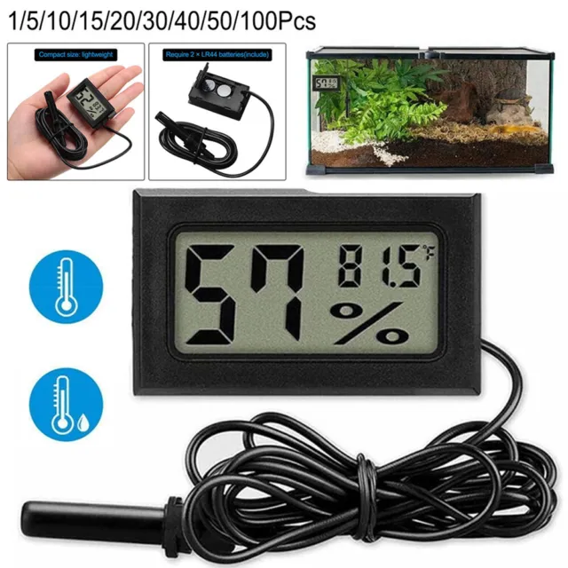 Mini Digital Thermometer Hygrometer with Probe Indoor Temperature Humidity Meter