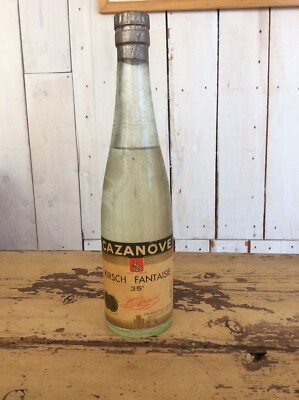 Ancienne Bouteille Flacon Fantaisie de Liqueur Pécheur Hollandais Dutch Fisher 