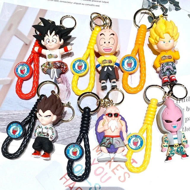 ANIME DRAGONBALL Z Keychain Fashion Jewelry Goku Vegeta Piccolo