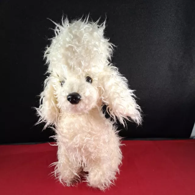 Vtg Russ Berrie COQUETTE Plush Girl White Poodle Dog RARE *48