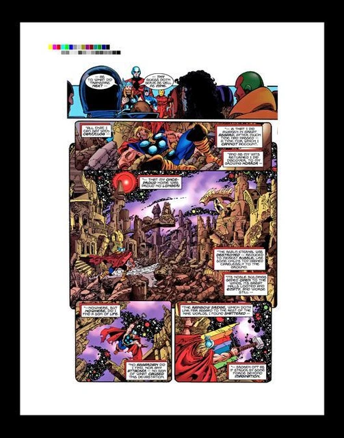 George Perez Avengers #1 Rare Production Art Pg 22