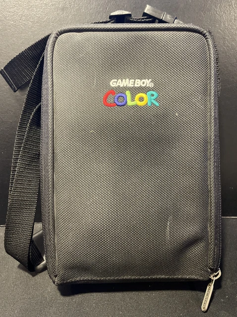 OEM Nintendo Gameboy Color Travel Carrying Case Bag Shoulder Strap Black