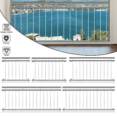 Rejilla de balcón acero inoxidable francés rejilla de ventana barandilla de balcón soporte *