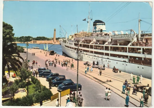 Brindisi - Veduta Del Porto E Nave In Arrivo - Viagg. 1965 -67308-