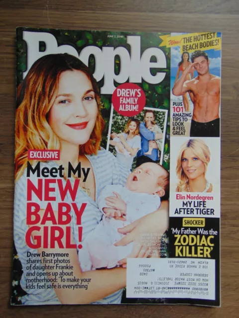 People Magazine June 2 2014 Drew Barrymore Hottest Beach Bodies Elin Nordegren