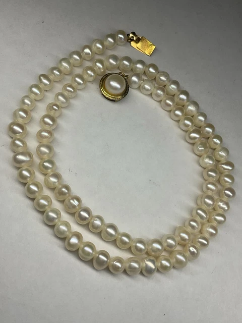 Collier Perle Culture D'Eau Douce Avec Amazonite - Argent 925, Fait Main, 41-45 Cm, Neuf Avec Étiquettes