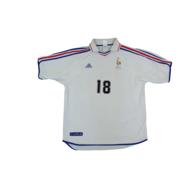 Maillot football vintage Equipe de France #7 RIbery extérieur saison