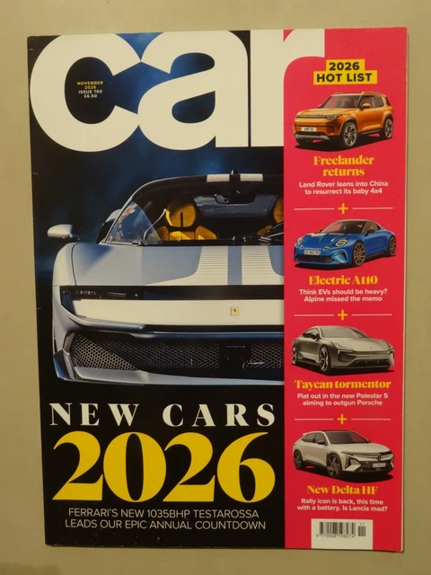 CAR MAGAZINE - New Cars 2026 (November 2025) £4.37 - PicClick UK