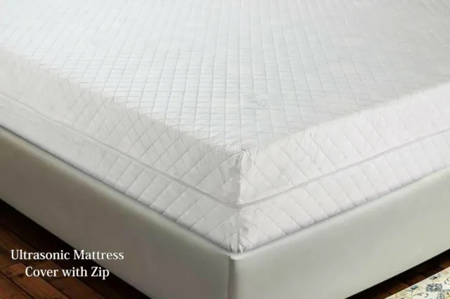 100 % Anti BUG Hausstaubmilbe Reißverschluss Matratzenbezug ALLE GRÖSSEN Bett Matratzenschutz 2