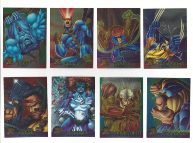 1995 Fleer Ultra Marvel X-Men Chrome Chromium Base Card You Pick Finish Your Set